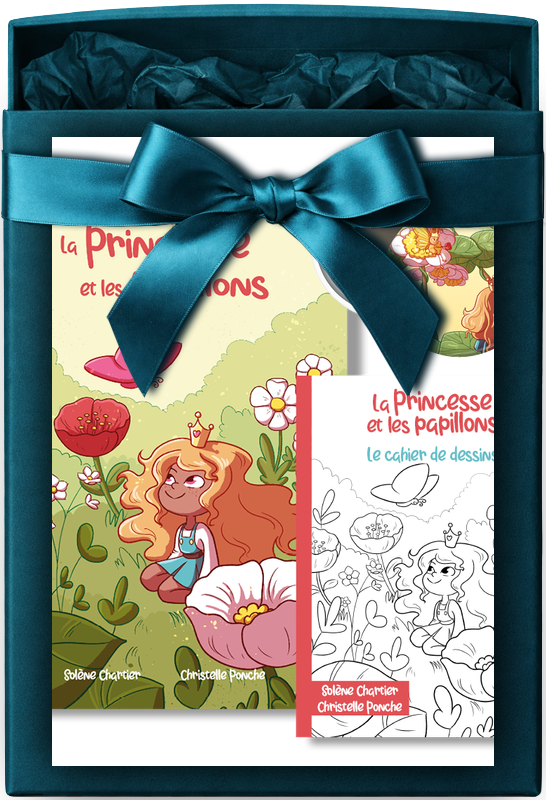 La princesse et les papillons - Mockup