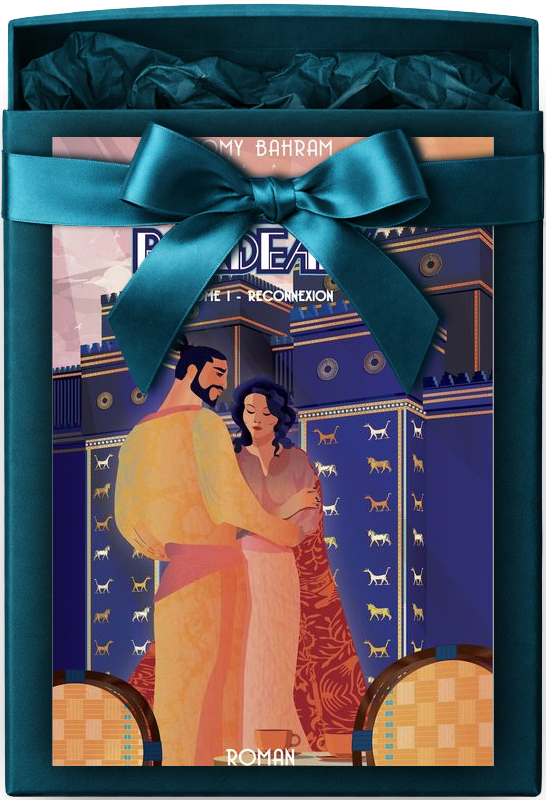 Box Roman dans sa pochette tissu - Mockup